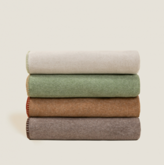 Плед "Frati SOFT BAMBOO MUSCHIO" зеленый 160*200