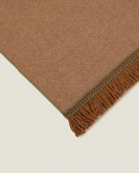 Плед "Frati SOFT BAMBOO BISCOTTO" с тесьмой Matisse желто-коричневый 160*200