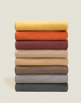 Плед "Frati SOFT VISCOSE GRIGIO PERLA" серый 160*200