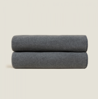Плед "Frati SOFT VISCOSE ANTHRACITE" темно-серый 160*200